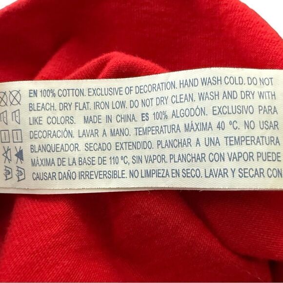 Forever 21 Bold Red Preowned Halter Tie Top Tank Top Size Small Trendy Everyday - Picture 6 of 6